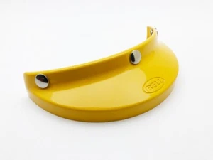 NEW BELL 520 HELMET CUSTOMIZED YELLOW VISOR PEAK CUSTOM 500 TX SUPER MAGNUM - Picture 1 of 3