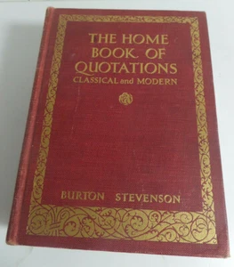 the Home Book of Quotations classical and modern 1937 - Picture 1 of 3
