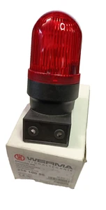 WERMA 215 100 55 Flash Light Flashing Beacon World Cup Light RED 21510055 - Picture 1 of 2