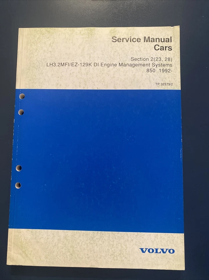 Volvo Motor Management System Manual 859 1992- Foto 1 de 1