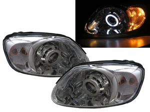 Accent/Verna LC 03-05 FACELIFT CCFL Projector Headlight Chrome for HYUNDAI LHD - Picture 1 of 6