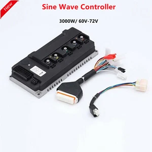 NEW Sine Wave Controller 3000W 60V-72V E-Bike Brushless Motor Sensor Controller - Bild 1 von 9