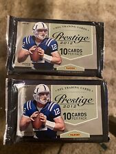 2012 Panini Prestige NFL Football Trading Cards Factory Sealed. 2 Packs Of 10.
