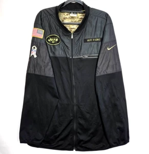 New York Jets Mens XXL Nike DRI-FIT NFL Salute to Service Full Zip Hybrid Jacket - Picture 1 of 19