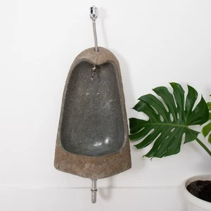 Stein-WC Urinal Naturstein 40x30x84 cm Unikatauswahl Pissoir Bad WC Wohnfreuden - Bild 1 von 1
