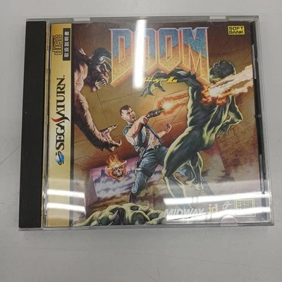 Sega Saturn DOOM SOFTBANK Retro Game Soft Used Japan Vintage Free Shipping - Image 1 of 2