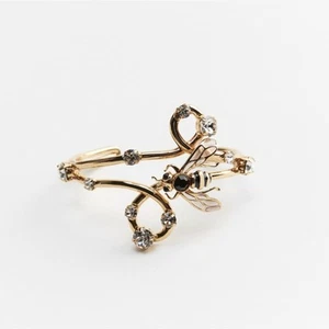 Nuevo Brazalete/Puño Dorado Zara Elie Top Bee Edición Especial En Caja - Imagen 1 de 5