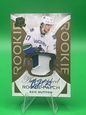 BEN HUTTON 2015-16 UPPER DECK THE CUP #144 ROOKIE PATCH AUTO RC GOLD FOIL #/24 - Image 1 of 2