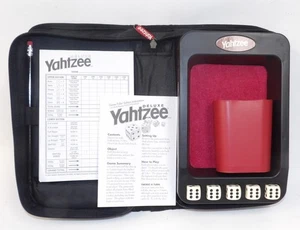 Vintage Hasbro Yahtzee Deluxe Portable Travel Dice Game Set in Mint Condition - Picture 1 of 3