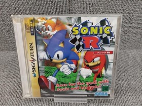SEGA Sonic R Saturn Game Used Small Scratches Complete Included