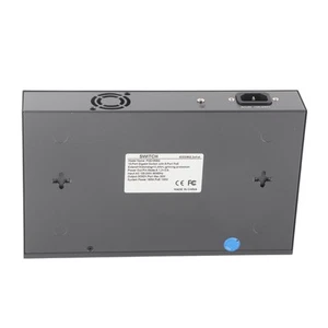 UK Plug POE Switch PSE1008G IEEE802.3 At Or Af Standard Full Gigabit Ethernet FY - Afbeelding 1 van 24