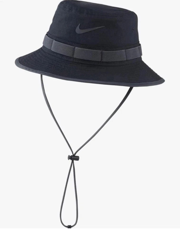 Nike Dri-Fit Apex Bucket Boonie Golf Hat Adult Black FB5621-010 M Medium