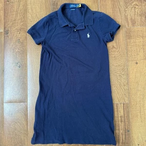Mini vestido polo Ralph Lauren Sport The Mesh para mujer talla mediana azul marino - Imagen 1 de 6