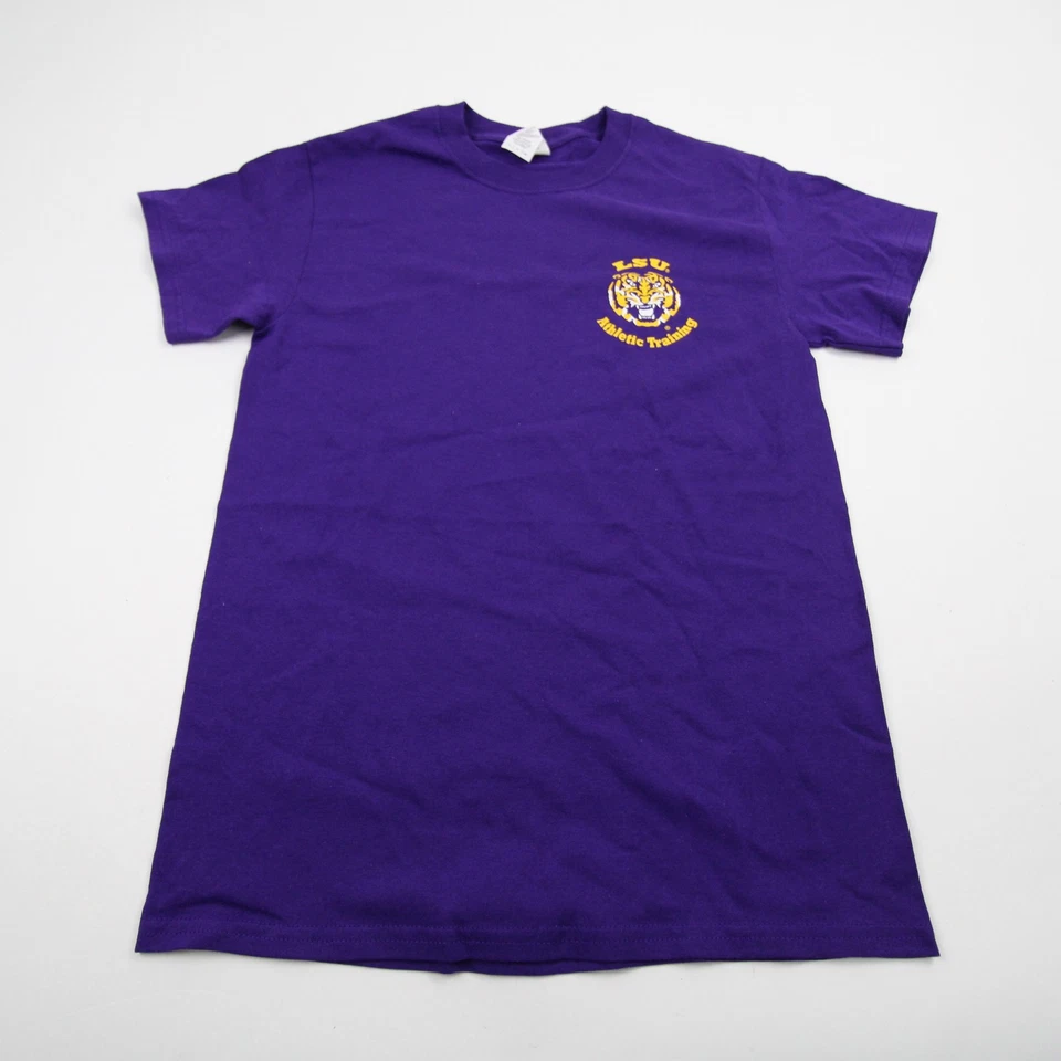 Camisa LSU Tigers Gildan Manga Corta Para Hombre Púrpura Nueva Foto 1 de 1