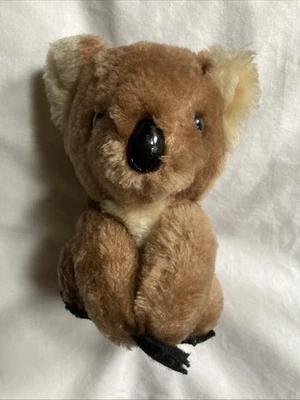 "De colección Dakin Años 70 Peluche Beige Koala Oso Peluche Fieltro Patas 6""" Foto 1 de 4