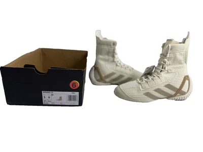 Adidas Speedex 23 Zapatos de Boxeo de Parte Superior Alta Blanco Arenisca Hombres 5 Wmn 6 JH8822 Foto 1 de 4