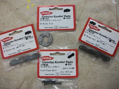 Kyosho Vintage SP Option Brake Parts Assortment for Inferno MP777 Buggy-4 Pieces - Image 1 of 2