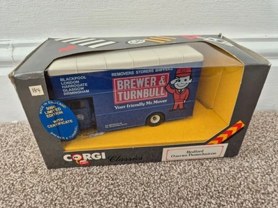 Corgi Classics 1/50 Bedford O Serie Pantechnicon Brewer & Turnbull D953/19 - Bild 1 von 3