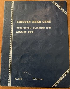 Lincoln Cent Collection - Book Number 2 - PARTIAL (80 Coins) - 1941-1974 P,D,S - Picture 1 of 5