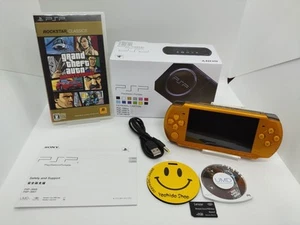 Consola Sony PSP 3000 AMARILLO BRILLANTE Playstation Portátil [Trabajo Probado] con Caja - Imagen 1 de 14