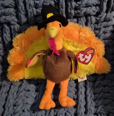 Ty B Babies   THANKSGIVING TURKEY Adorable "GIBLETS"  MWMTS 2005 Internet Exclus - Image 1 of 4