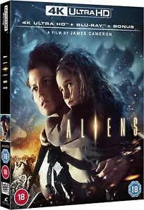 ALIENS (Sigourney Weaver) New 4k Ultra HD Blu Ray 3 Disc Set U.K - Picture 1 of 2