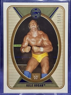 2022 Panini Chronicles WWE Legacy Hulk Hogan Blue Foil 36/99 #144 WWE Legend - Image 1 of 3