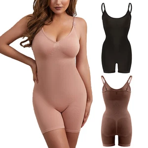 Body Shaper Fajas Colombianas Seamless Women Bodysuit Push Up Butt Lifter Corset - Picture 1 of 29