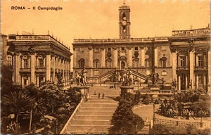 Vintage Roma Il Campidoglio Rom Italien 1910er Postkarte - Bild 1 von 2
