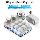 9-key Keypad Mechanical Keyboard DIY Custom USB Programming Copy Paste Customize