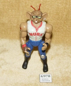 VINTAGE BIKER MICE FROM MARS HOME-RUN THROTTLE ACTION FIGURE GALOOB 1994 SPORTS - Picture 1 of 5