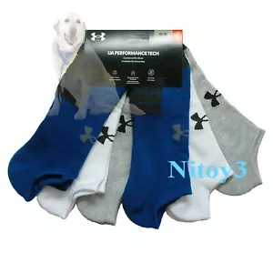 Under Armour Performance Tech No-Show Socken Herren 6/Pack XL (Schuhgröße): 13-16 - Bild 1 von 1