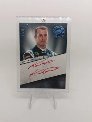 2013 Press Pass Authentics Red Line Signatures 11/15  Kasey Kahne  Red Auto Mnt  - Image 1 of 4