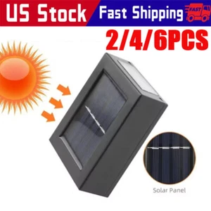 Outdoor Solar LED Deck Light Path Garden Patio Pathway Stairs Step Fence Lamp - Picture 1 of 13