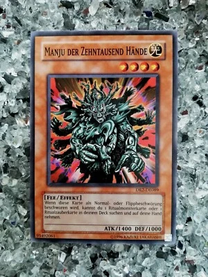1x Yu-Gi-Oh Manju der Zehntausend Hände DR2-DE089 Common  NM 2.Auflage - Bild 1 von 2