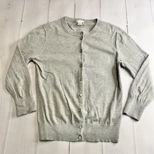 J. Crew - Women’s Grey Clare Cardigan - Size Medium - Picture 1 of 10
