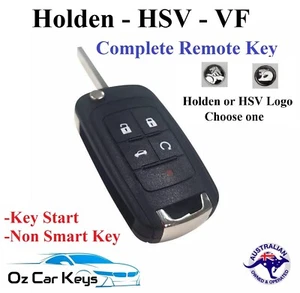 suits Holden HSV VF Commodore Calais Evoke Remote Key 2013 2014 2015 2016 2017 - Picture 1 of 8