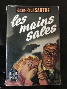 Jean-Paul Sartre LES MAINS SALES Dirty Hands Theatre French Literature Book VTG - Bild 1 von 7