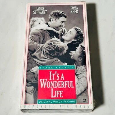 It's a Wonderful Life - Original Uncut Version - VHS - New Sealed James Stewart - Image 1 of 2