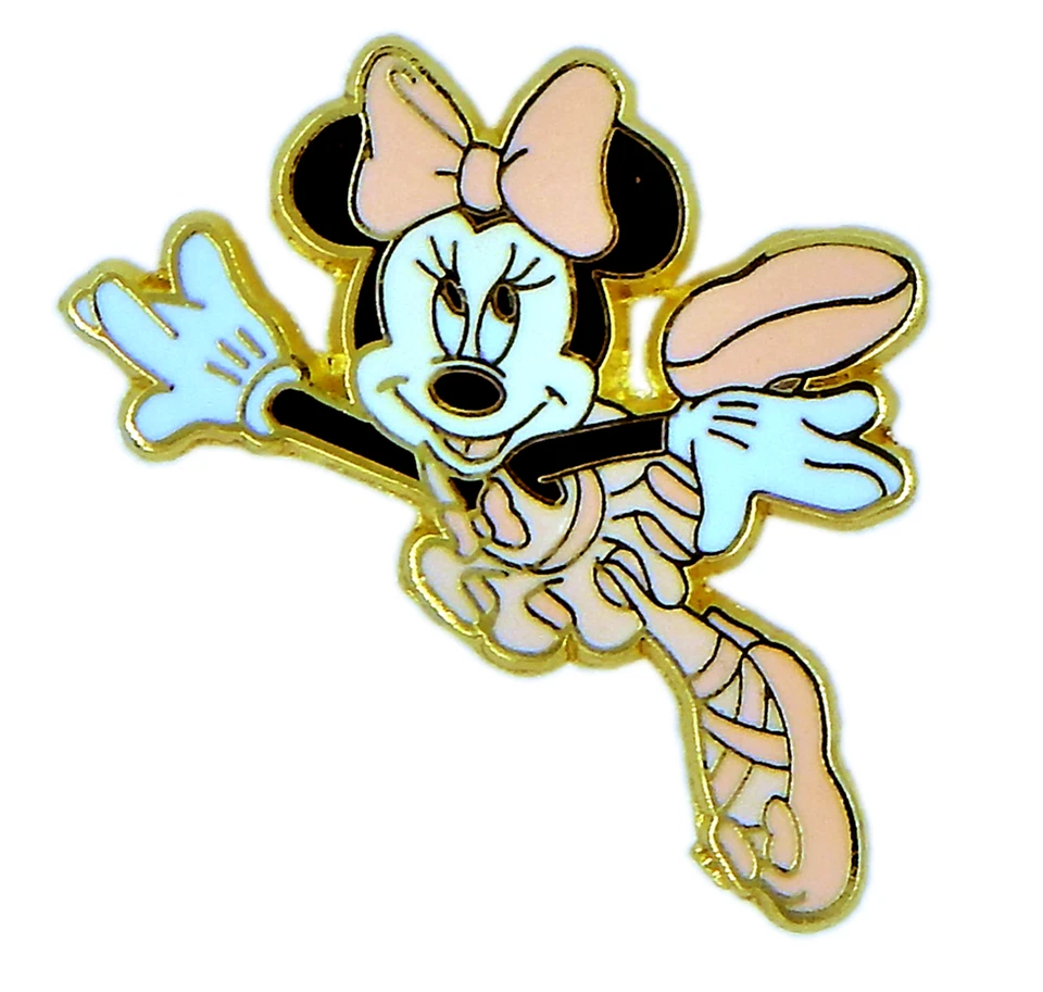 Prendedor comercial individual de ballet tutú rosa bailarina Minnie Mouse parque Disney ~ nuevo Foto 1 de 1