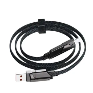 4 in 1 Multi USB Type C Fast Charging Cable Cord for Samsung iPhone 3ft - Picture 1 of 6