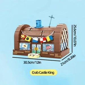 Creative Spongebob Krusty Krab Restaurant Building Blocks Toy for Kids & Gifts - Picture 1 of 4
