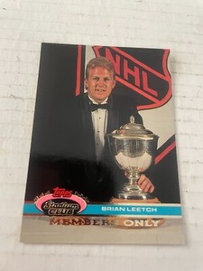 1991 Topps Stadium Club Members Only Brian Leetch