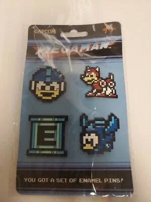 Mega Man 8 - Bit Pin Set - Loot Gaming Exclusive - Sidekicks. - Image 1 of 2