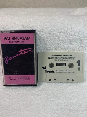 Pat Benatar - Live From Earth Cassette Tape Chrysalis Records, 1983 More InStore - Image 1 of 4