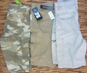 PANTALONES CORTOS DE CARGA DE ALGODÓN LEE DE MOVIMIENTO EXTREMO SEIS BOLSILLOS LISTA $46 - Imagen 1 de 9