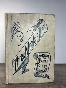 Three Meals A Day Original Print 1903 HTF - Picture 1 of 15