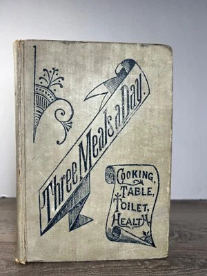 Three Meals A Day Original Print 1903 HTF - Image 1 of 4