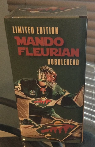 Marc Andre Fleury Star Wars SGA Theme Bobblehead Minnesota Wild Mando Fleurian Cover