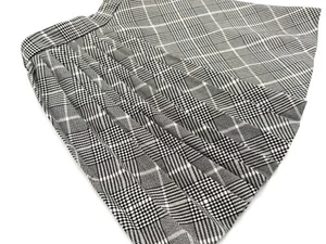 EUC Zara Pleated Black & White Plaid Mini Skirt 10, Preppy School Uniform - Picture 1 of 10